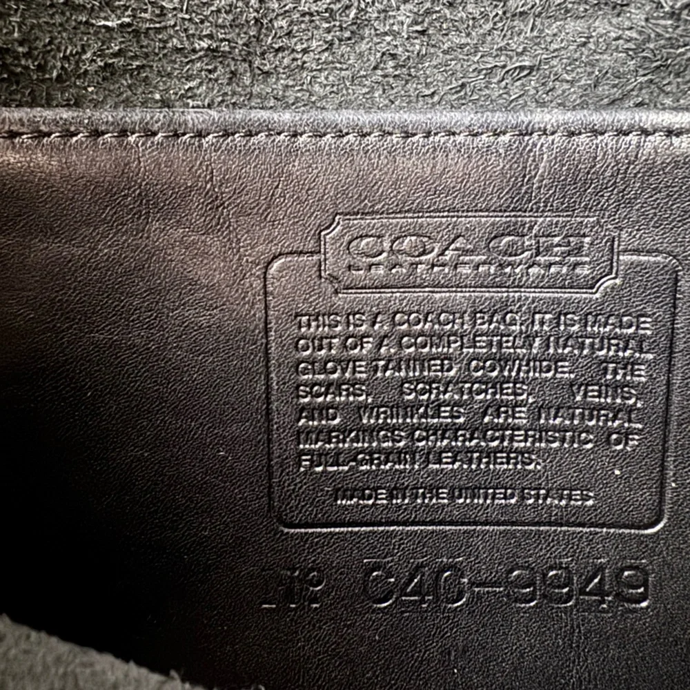 Vintage Coach NYC Saddle Bag - Picture 9 of 11